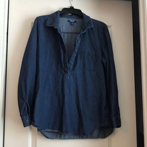 Old Navy denim long sleeve top